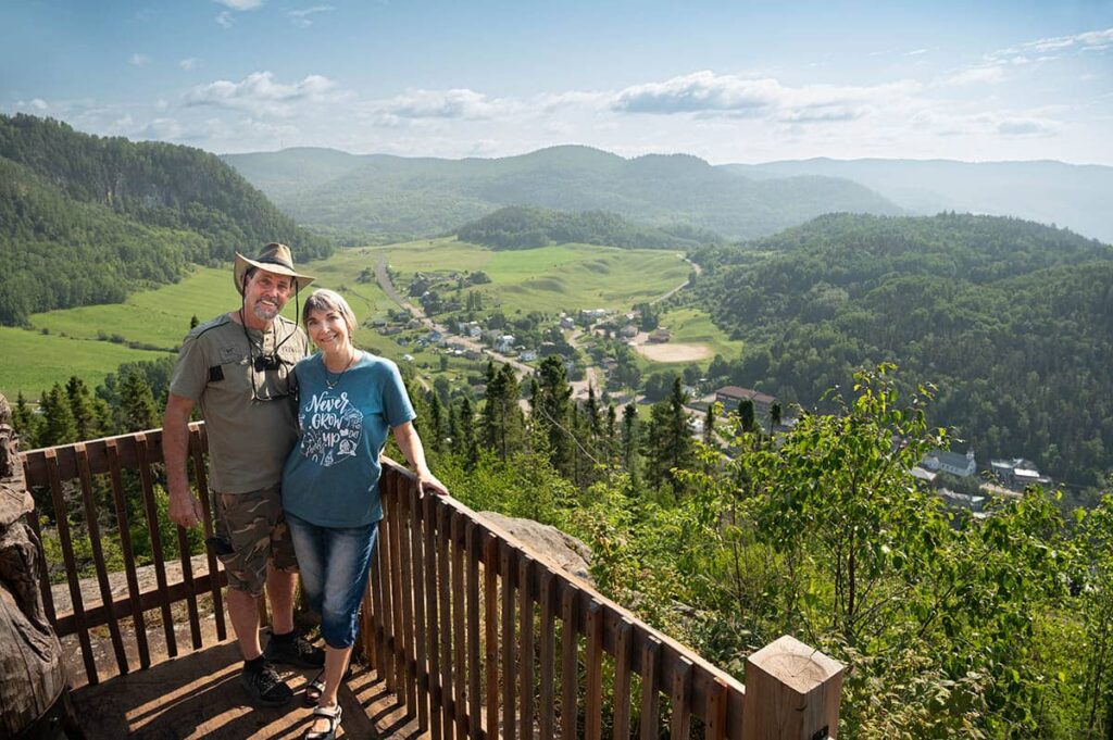 couple sur belvédère ste rose du nord