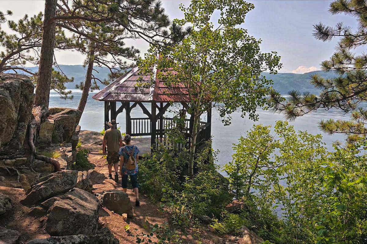 Gazebo vue sur le Flord - Sainte-Rose-du-Nord