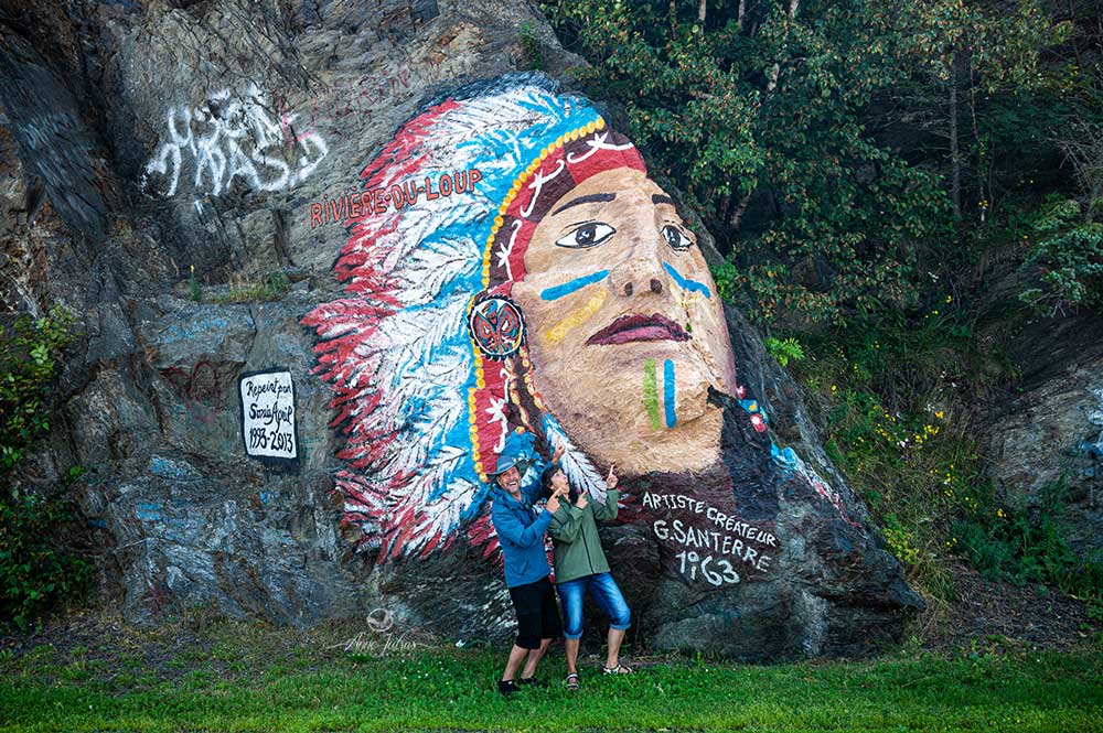 Peinture Tête d'Indien, Riviêre-du-Loup